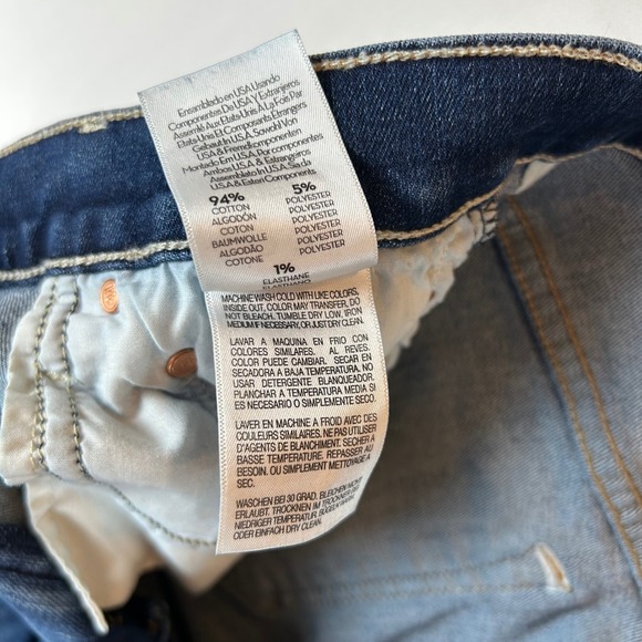 MOTHER The Insider Crop Step Fray Jeans Teaming Up Wash Women's Size 27 - Picture 5 of 13